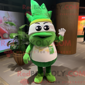 Green Onion maskot kostume...