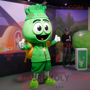 Green Onion maskot kostume...