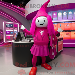 Magenta Witch mascot...