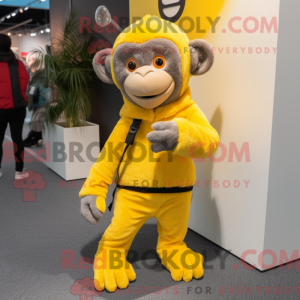 Lemon Yellow Monkey mascot...