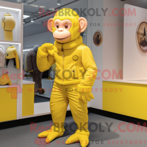 Lemon Yellow Monkey maskot...