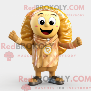 Gold Donut mascot costume...