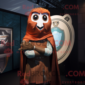 Rust Celtic Shield mascot...