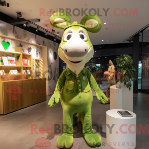 Olive Giraffe mascot...