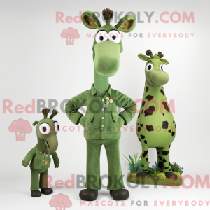 Olive Giraffe mascot...
