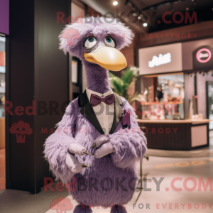Lavender Ostrich mascot...