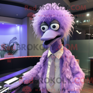 Lavender Ostrich mascot...