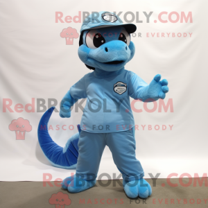 Sky Blue Hydra maskot...