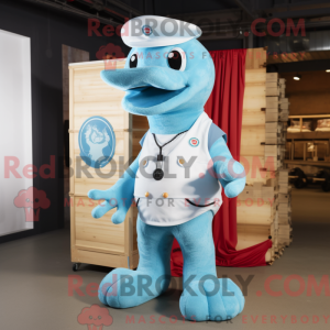 Sky Blue Hydra mascot...