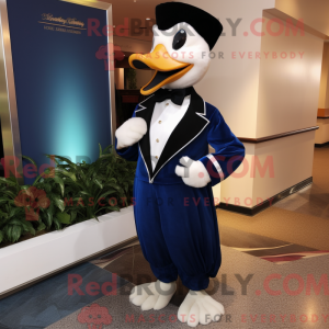 Navy Geese mascot costume...