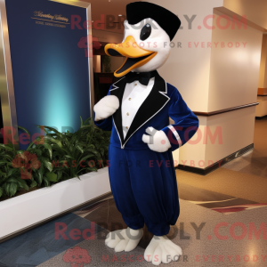 Navy Geese maskot kostume...