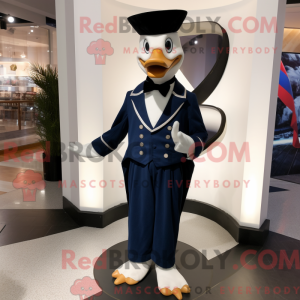 Navy Geese mascot costume...