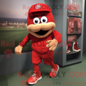 Red Baseball Glove...