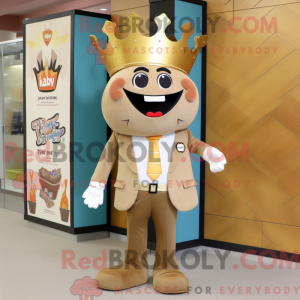 Tan King-maskotdraktfigur...