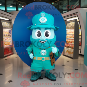 Turkis Celtic Shield maskot...