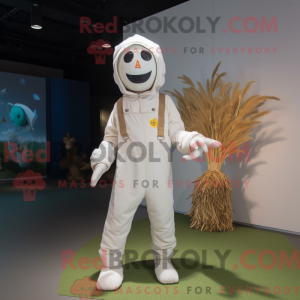 White Scarecrow mascot...