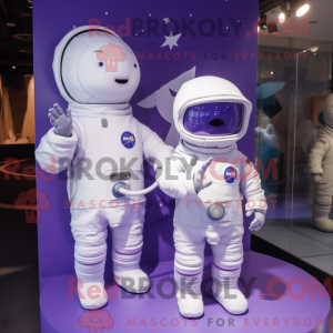 Lavendel Astronaut maskot...