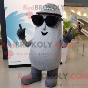 Gray Aglet mascot costume...