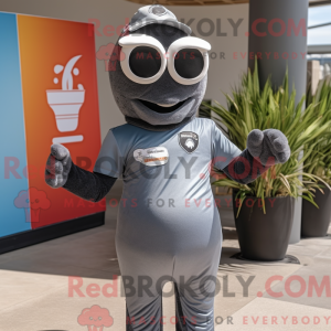 Gray Aglet mascot costume...