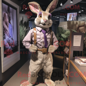 Lavender Wild Rabbit mascot...
