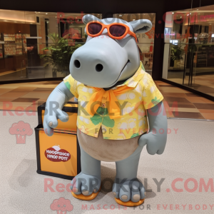 Hippopotamus mascot costume...
