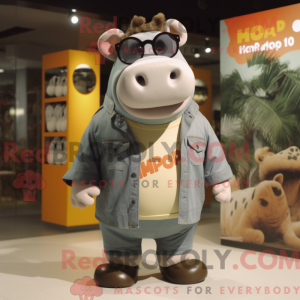 Hippopotamus mascot costume...