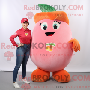Peach Beet maskot kostume...