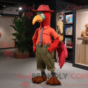 Disfraz de mascota Red Dodo...