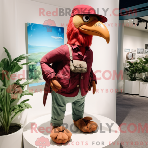 Red Dodo Bird mascot...