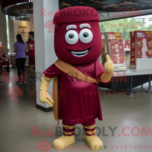 Maroon Pad Thai mascot...