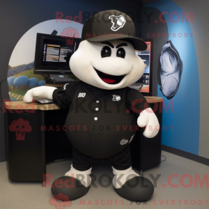 Black Computer mascot...