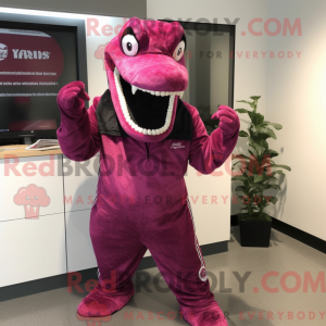 Magenta Titanoboa mascot...