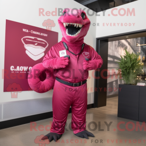 Magenta Titanoboa mascot...