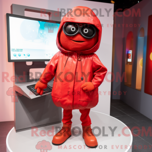 Red Television mascot...