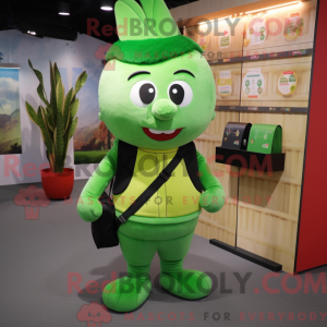 Green Onion maskot kostume...