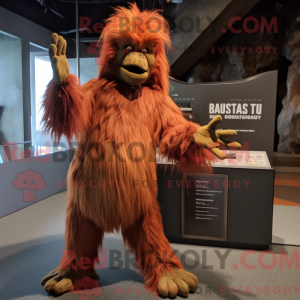 Rust Sasquatch mascot...