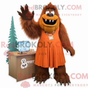Rust Sasquatch mascot...