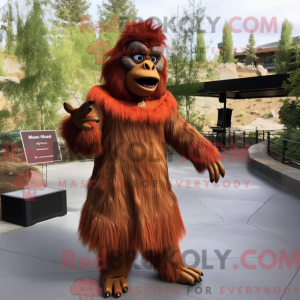 Rust Sasquatch mascot...