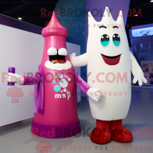 Magenta Bottle Of Milk...