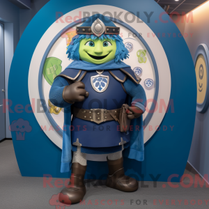 Blue Celtic Shield maskot...
