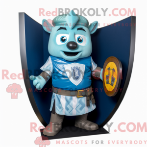 Figura de máscara de escudo...