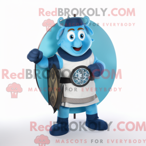 Blue Celtic Shield mascot...