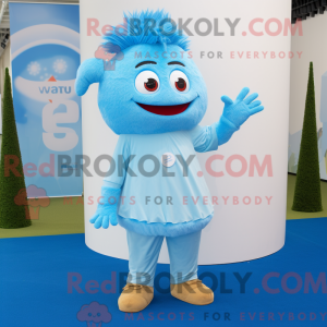 Postava maskota Sky Blue...