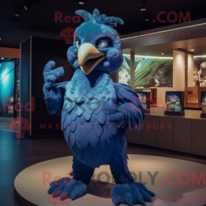 Blue Eagle mascot costume...
