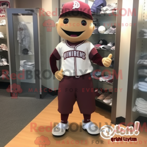 Maroon Baseball Ball...
