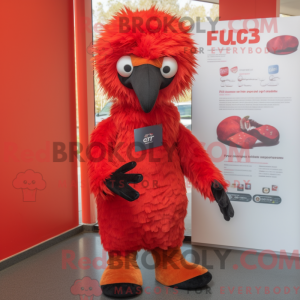 Disfraz de mascota Red Emu...