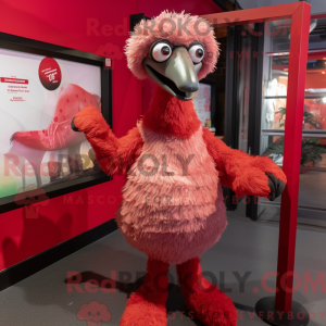 Disfraz de mascota Red Emu...