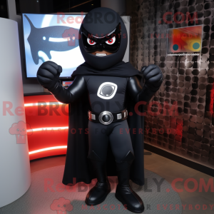 Black Superhero mascot...