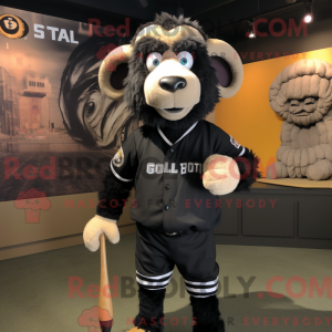 Black Ram mascot costume...