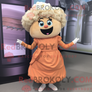 Maskottchenkostüm Peach...